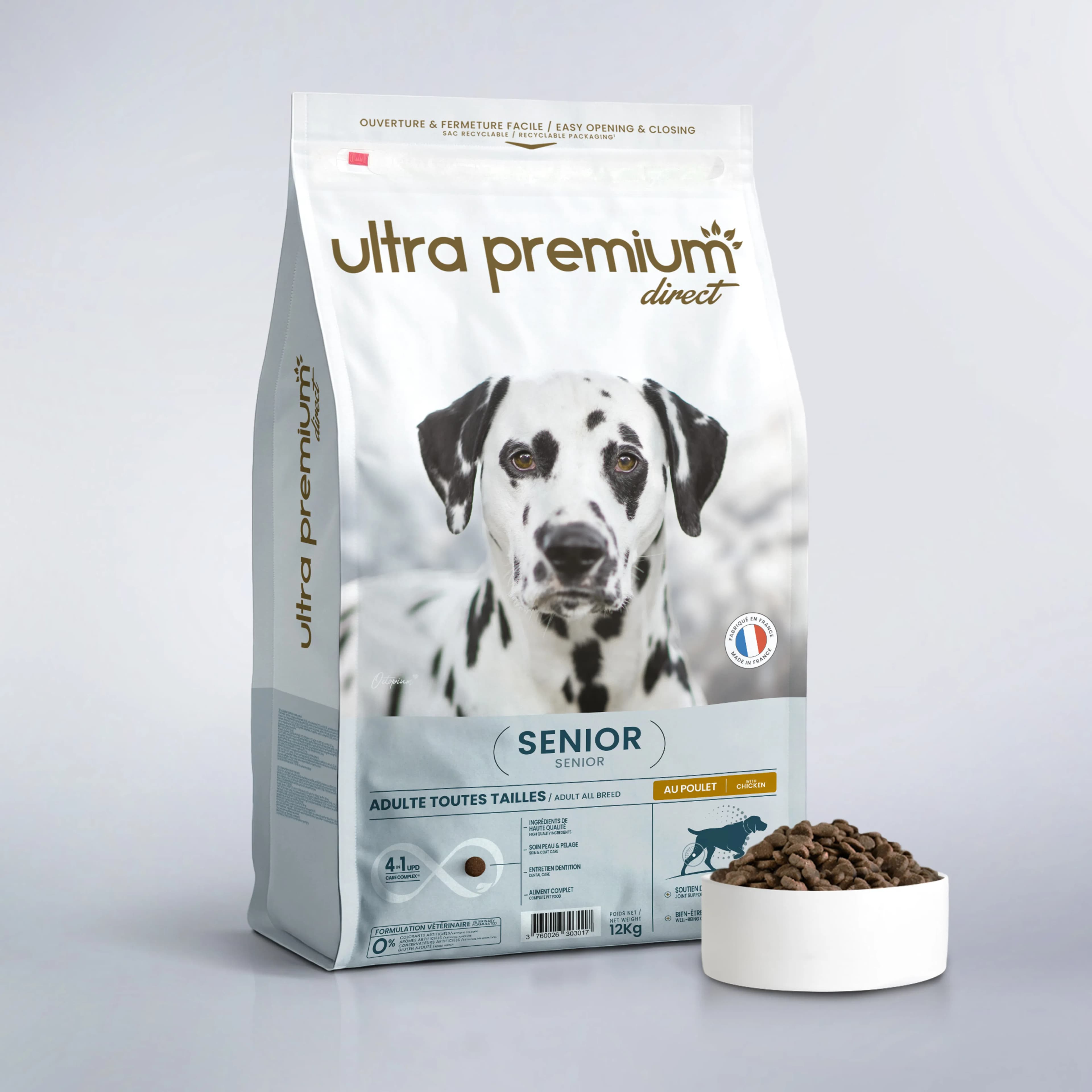 Croquettes Ultra Premium Direct Chiens Senior