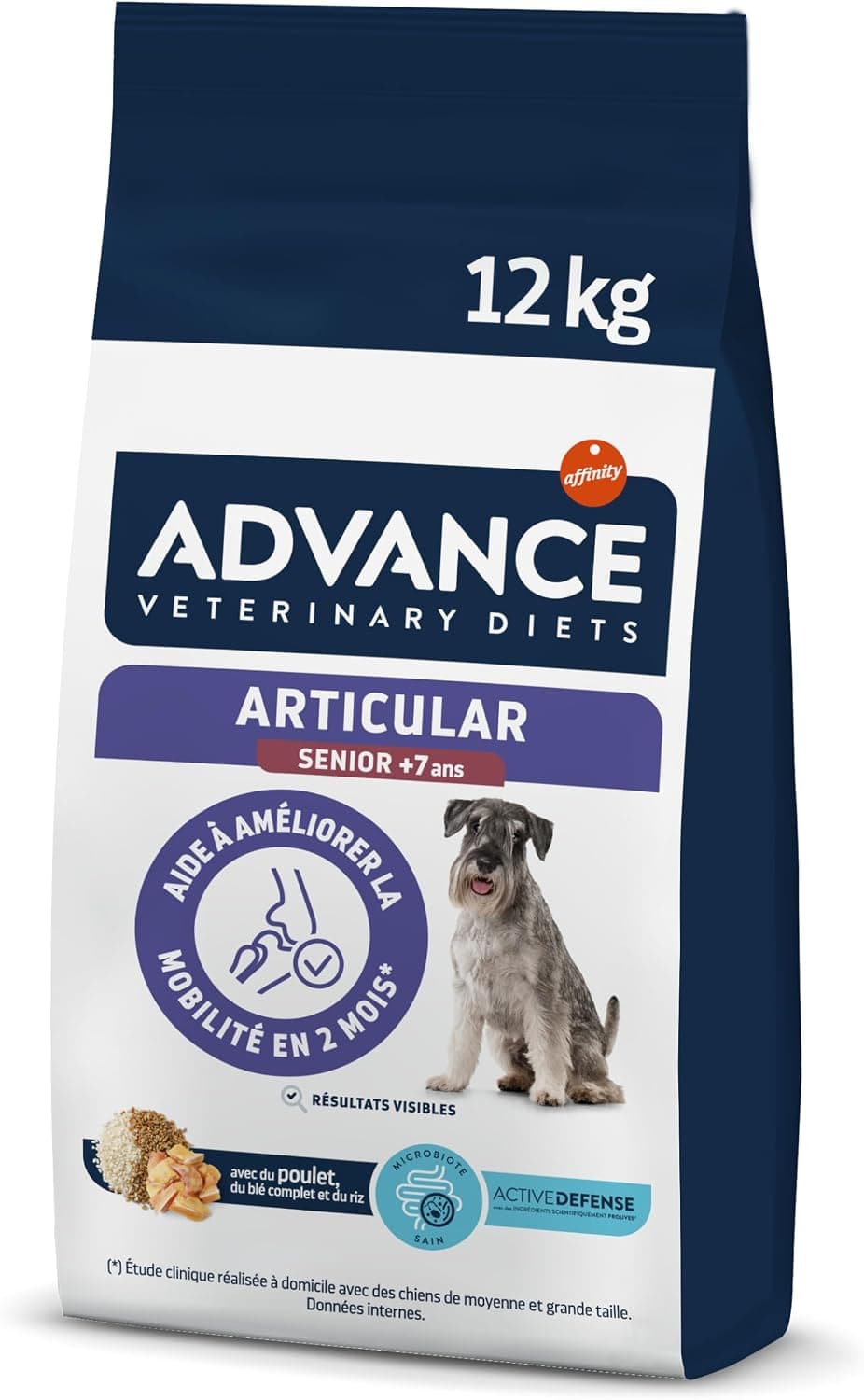Croquettes Advance articular chiens seniors problèmes articulaires
